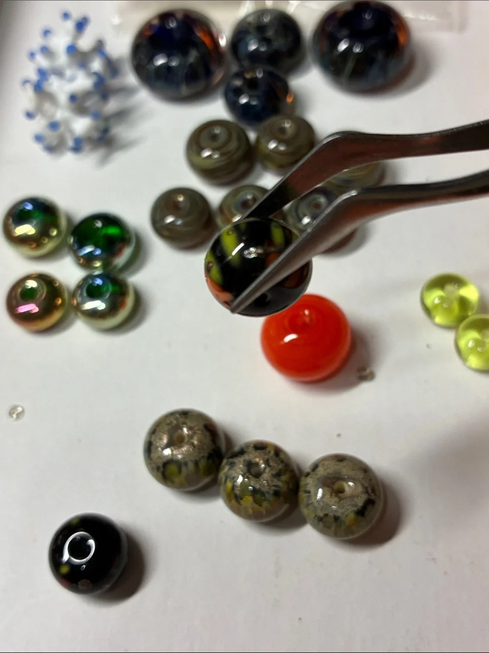 Assorted Glass Lampwork Beads - Multicolor Mix